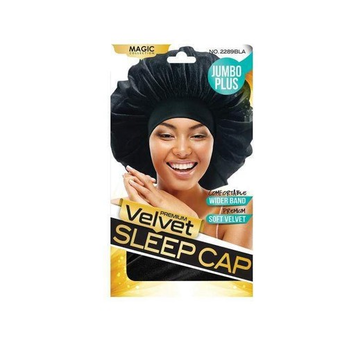 MAGIC COLLECTION WOMEN'S JUMBO PLUS DAY & NIGHT & Scarf Pocket Bonnet Mesh CAP - Picture 4 of 5