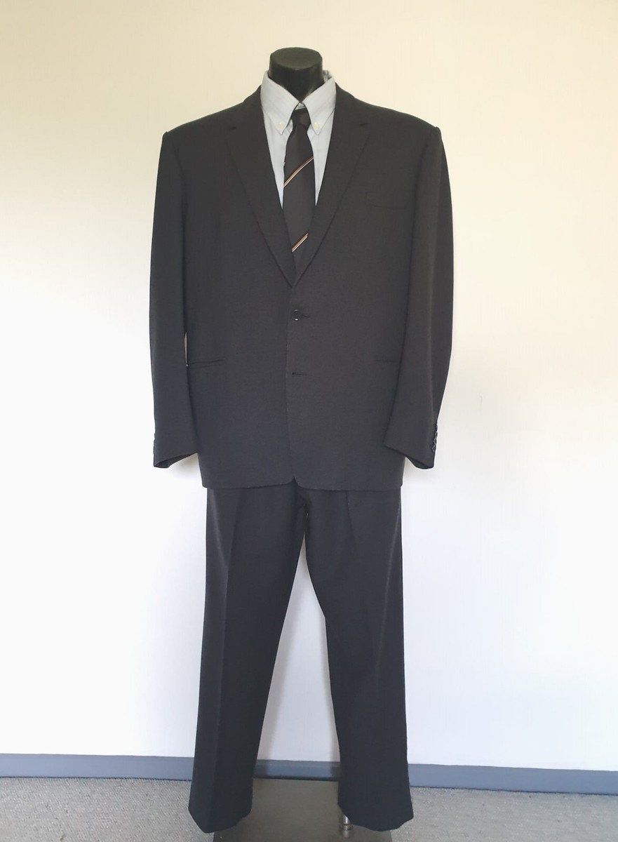 スーツ OVY  Grampians WoolStandard Tailor Setup Vintage 1960s Tailor Made Grey English Suit - Heavyweight
