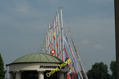 Foto 12x8 Ansicht einer bunten Mastenvielfalt der Weltrunde Ausschnitt c2014
