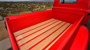 1949 Ford Pickup Floor Kit Truck Red Oak Plain Steel Strips Ebay