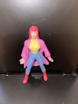 Spider-Man Mary Jane Watson Small PVC Action Figure Marvel Comics 1995 Rare Toy