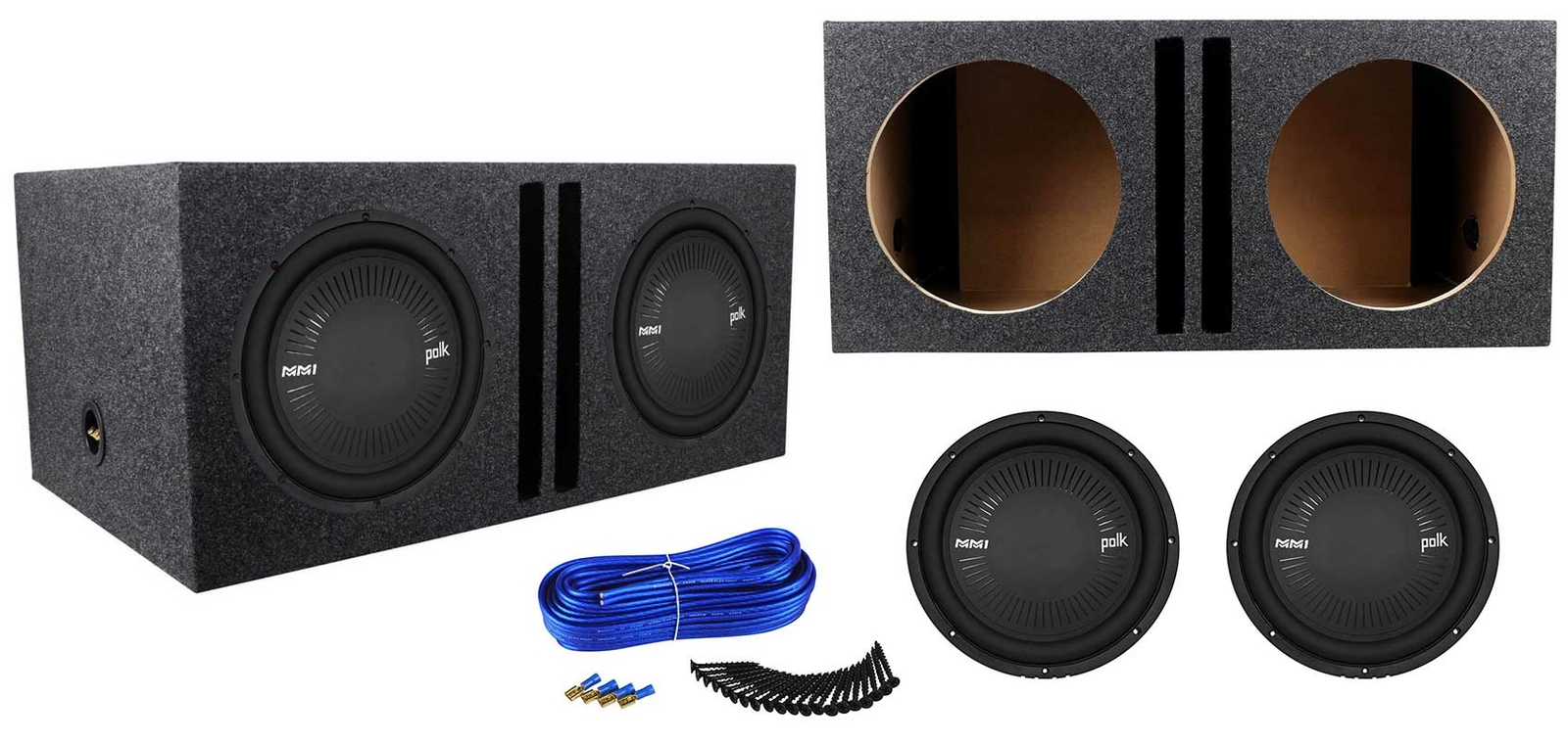 2 Автомобильныеморские сабвуферы Polk Audio MM 1242 SVC мощностью 12 2520 Вт Вентилируемый корпус 52190₽
