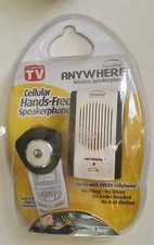 FoneFree Anywhere Wireless Speaker Cellular HandsFree Speakerphone AS SEEN ON TV