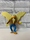 Vintage Teenage Mutant Ninja Turtles Ace Duck Playmates Figure TMNT 1989 AS IS