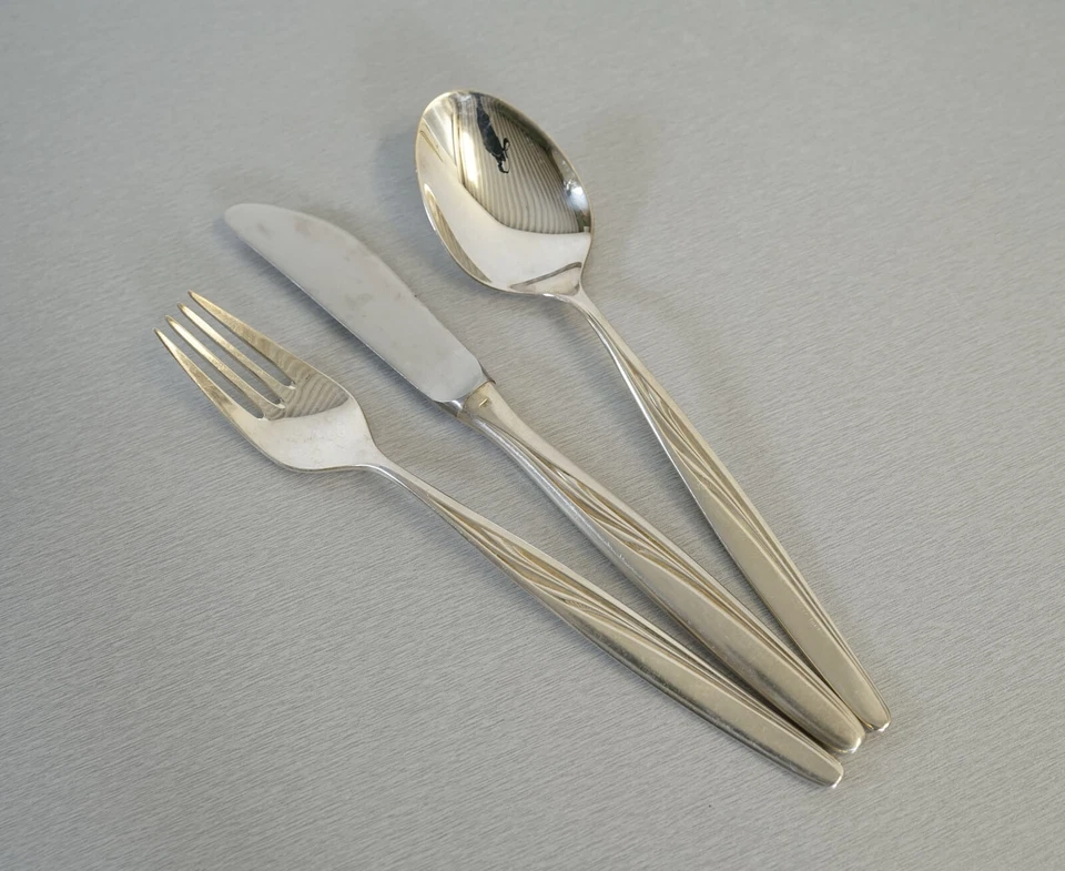 WMF Patent Heidelberg posate da tavola argento anni 90 menù posate 3 pezzi vi... - Immagine 2 di 4