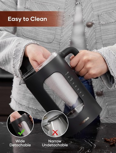 Electric Tea Kettle with tea Infuser and Precise knob temperature control - Picture 21 of 30