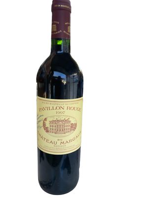 ANCIENNE BOUTEILLE DE VIN PAVILLON ROUGE DU CHÂTEAU MARGAUX 1997