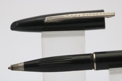 Vintage Sanford Expresso schwarzer Stift mit Faserspitze, CT (nur Sammlerstück)