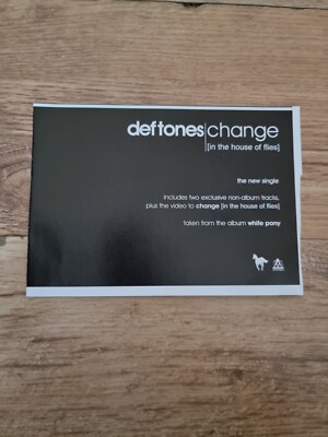 TNEWM19 WERBUNG 5X8 DEFTONES: ''WECHSEL IM HAUS DER FLIEGEN''