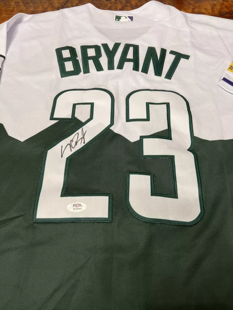 Kris Bryant Signed Colorado Rockies Jersey PSA DNA Coa Autographed