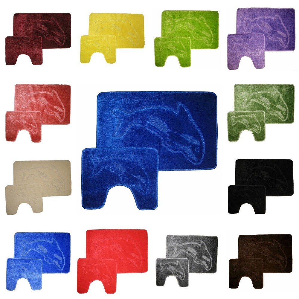 Clear Non-slip Bathroom Anti-Slip Bath Mats 2-Piece Dolphin Bath Mat Set -  Non-Slip Memory Foam Bathroom Rug \u0026 Toilet Mat Unbranded Blue Non-slip  Bathroom Anti-Slip Bath Mats, image size:1000x1000