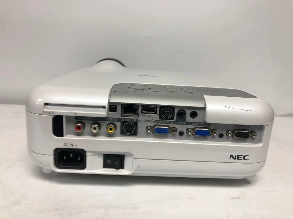 NEC LT265 DLP Projector Home Theater 1080iP W/ Case 473 Lamp Hours - Image 3 of 4