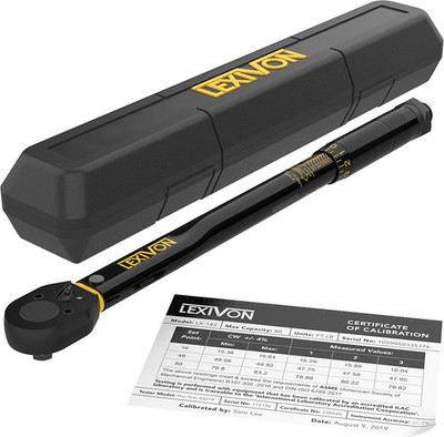 3/8-Inch Drive Click Torque Wrench 10~80 Ft-Lb/13.6~108.5 Nm (LX-182)