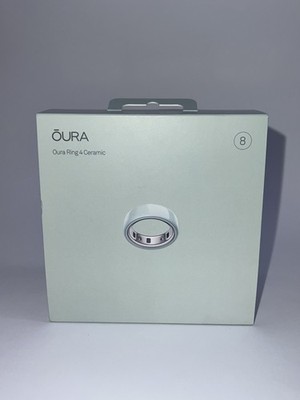 Oura Ring Gen 4 Ceramic In Tide - Größe 8 - Top Zustand (1 Woche getragen)