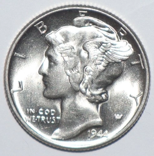 1944 Mercury Dime CHOICE BRILLIANT UNCIRCULATED (K248)