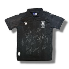 Squad Signed SHEFFIELD WEDNESDAY Football Third Shirt Memorabilia - COA & Proof