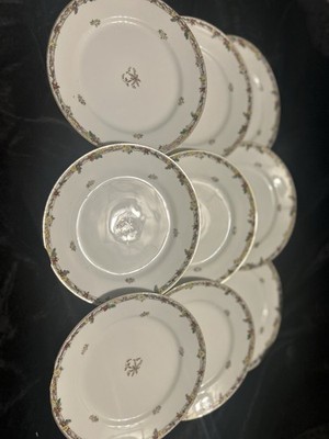 Noritake Nipon Nightshade Berries 8 inch Plates/rare Pattern set of nine 
