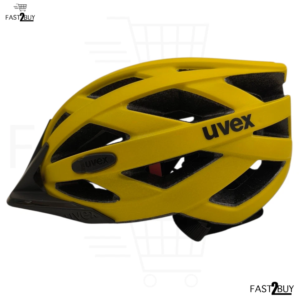 Uvex i-vo cc Fahrradhelm Sunbee Matt 56-60 cm Gelb Schwarz Radhelm - Bild 2 von 4