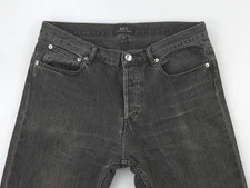 APC Petit New Standard Jeans Mens Size 30 W30 L32 Button Fly Slim Straight Fit