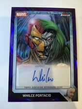 2026 Topps Finest Fantastic Four Whilce Portacio Artist Auto Iron Man #d /75