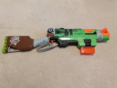 NERF Zombie Strike SlingFire Blaster - A65632211 for sale online
