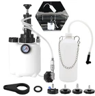 3L + 1L Capacity Manual Brake Clutch Bleeder Fluid Tool Power Bleeding Kit US