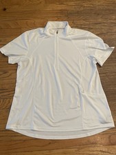 KERRITS Women's Ice Fil Short Sleeve White Riding Shirt Size XL