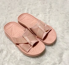 Vionic Rebound Women's US 9 Peach Pink Adjustable Strap Slide Sandals GAL982