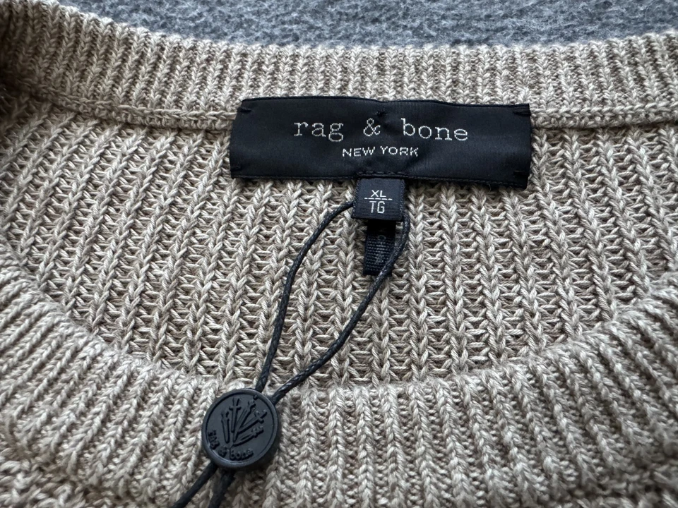 NWT Rag & Bone Curtis Marl Crew Sweater - Men's XL - $298 Retail - Image 3 of 4