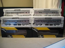 O-Line Reproductions O Gauge Streamlined Amtrak 4-Car Passenger Set