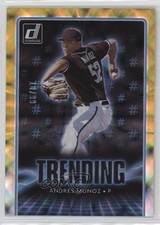 2021 Panini Donruss Trending Gold 10/99 Andres Munoz #TR11 12i4