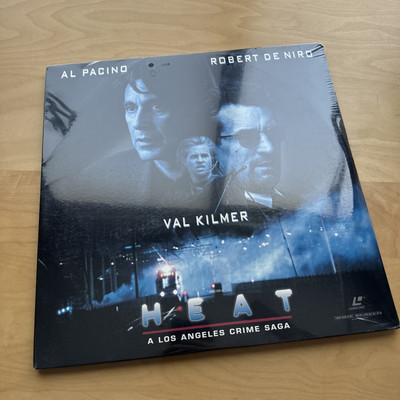 HEAT Laserdisc LD Michael Mann Film Al Pacino Robert De Niro FACTORY SEALED NEW