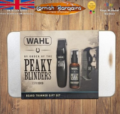Wahl Peaky Blinders Akku Akku Bartschneider mit Bartshampoo Geschenkset
