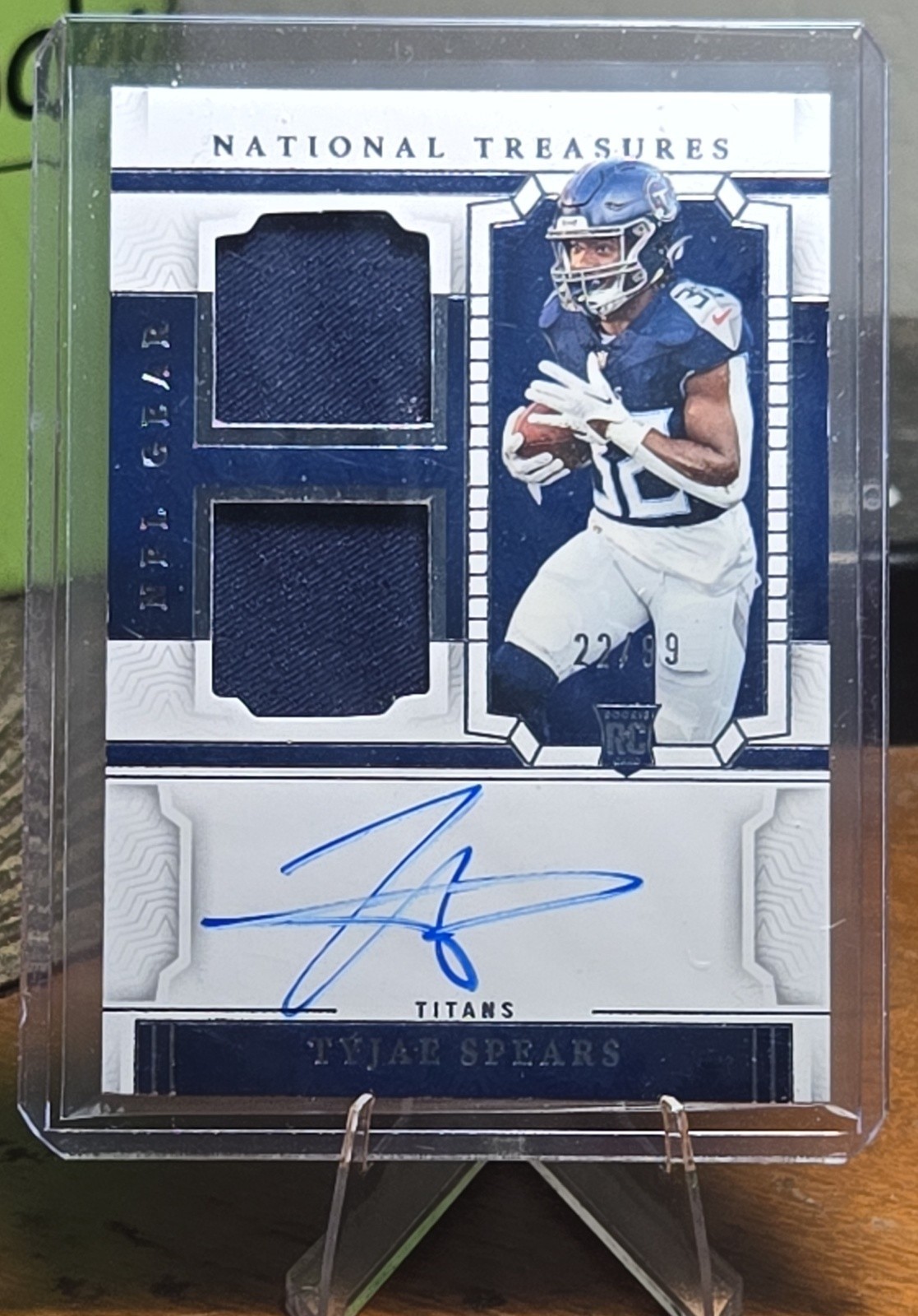 2023 Panini National Treasures - Rookie Nfl Gear Signature Combos Tyjae...