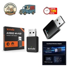 Compact USB WiFi 6 Adapter - 900 Mbps for High-Speed Gaming  Streaming