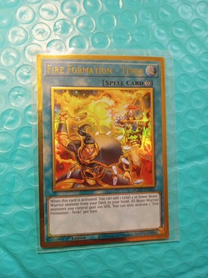 Yu-Gi-Oh! Fire Formation - Tenki  MGED-EN042 1st Gold Rare 