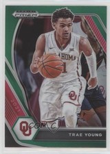 2021-22 Panini Prizm Draft Picks Green Prizm Trae Young #78 0a3