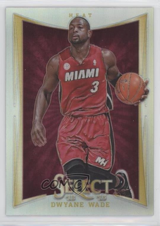 2012-13 Panini Select Silver Prizm Dwyane Wade #65 HOF 3z3