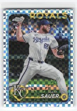 2024 TOPPS CHROME MATT SAUER #USC155 ROYALS X-FRACTOR