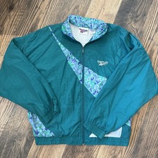 Vintage Late 1980s Early 90s Women  s Size Large ZIPUP Windbreaker