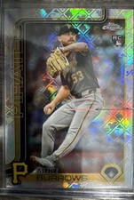 2025 Topps Chrome Logofractor Edition - Mike Burrows, Mike Burrows #78 (RC)