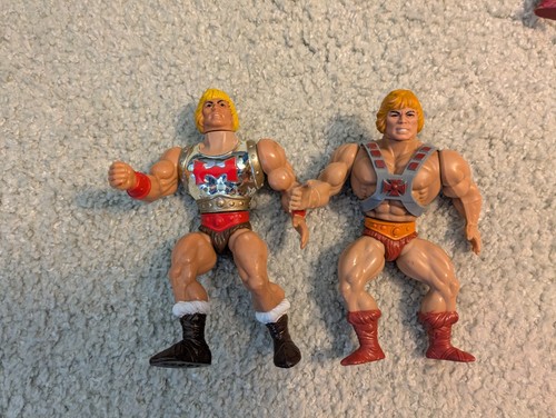 VINTAGE 80er FLYING FISTS UND ORIGINAL HE MAN ACTIONFIGUREN - UNVOLLSTÄNDIG