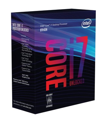 Core i7-8700K Desktop Processor 6 Cores up to 4.7GHz Turbo Unlocked LGA1151 3...