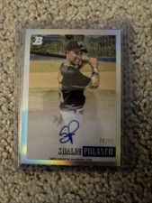 2021 Bowman Heritage - Chrome Prospect Autographs Shalin Polanc SP Refractor /99