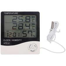 Home Thermometer Monitor Outdoor Temp Gauge Indoor Electric