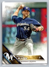 Michael Blazek 2016 Topps Milwaukee Brewers #380