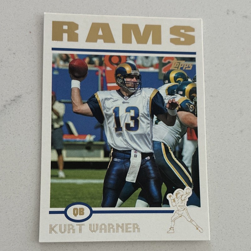 2004 Topps Kurt Warner Gold Foil #87