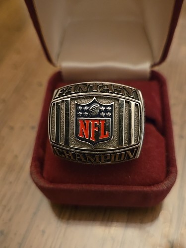 Jostens 2013 NFL Fantasy Football Championship Ring, Size 10.5 Jostens Silver...