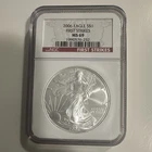 2006 American Eagle $1 First Strikes NGC MS 69 1 oz Silver Business Strike Coin