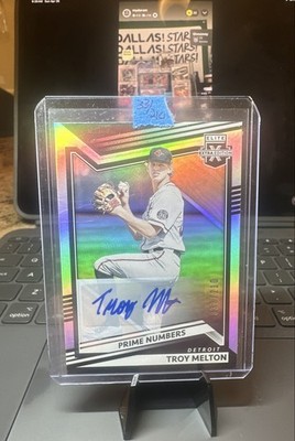 2022 Panini Elite Extra Edition Troy Melton 117 Prime Numbers a Signature 33/210